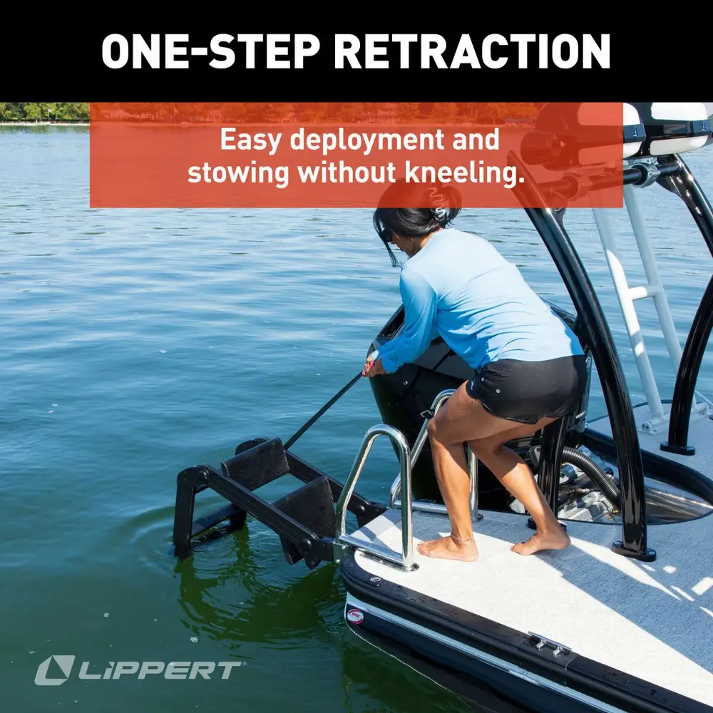 SureStep™ Pontoon Boat Ladder | Canada Pontoon - Specialist in the